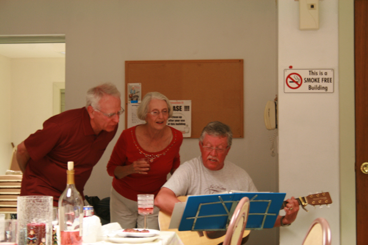 Helping with the Christmas Carol vocals