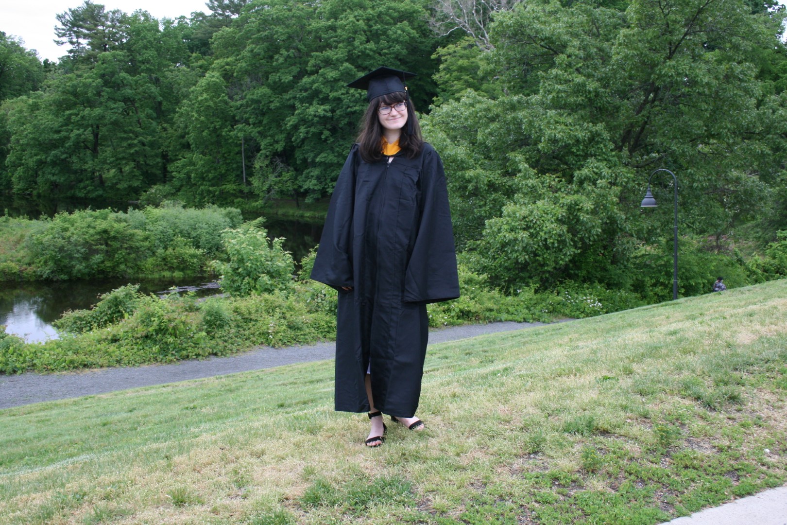 Lizzie with Mortor Board