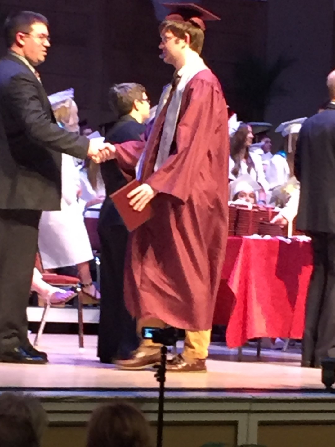 Steve gets Diploma