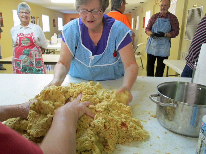 Jean Working The Masa