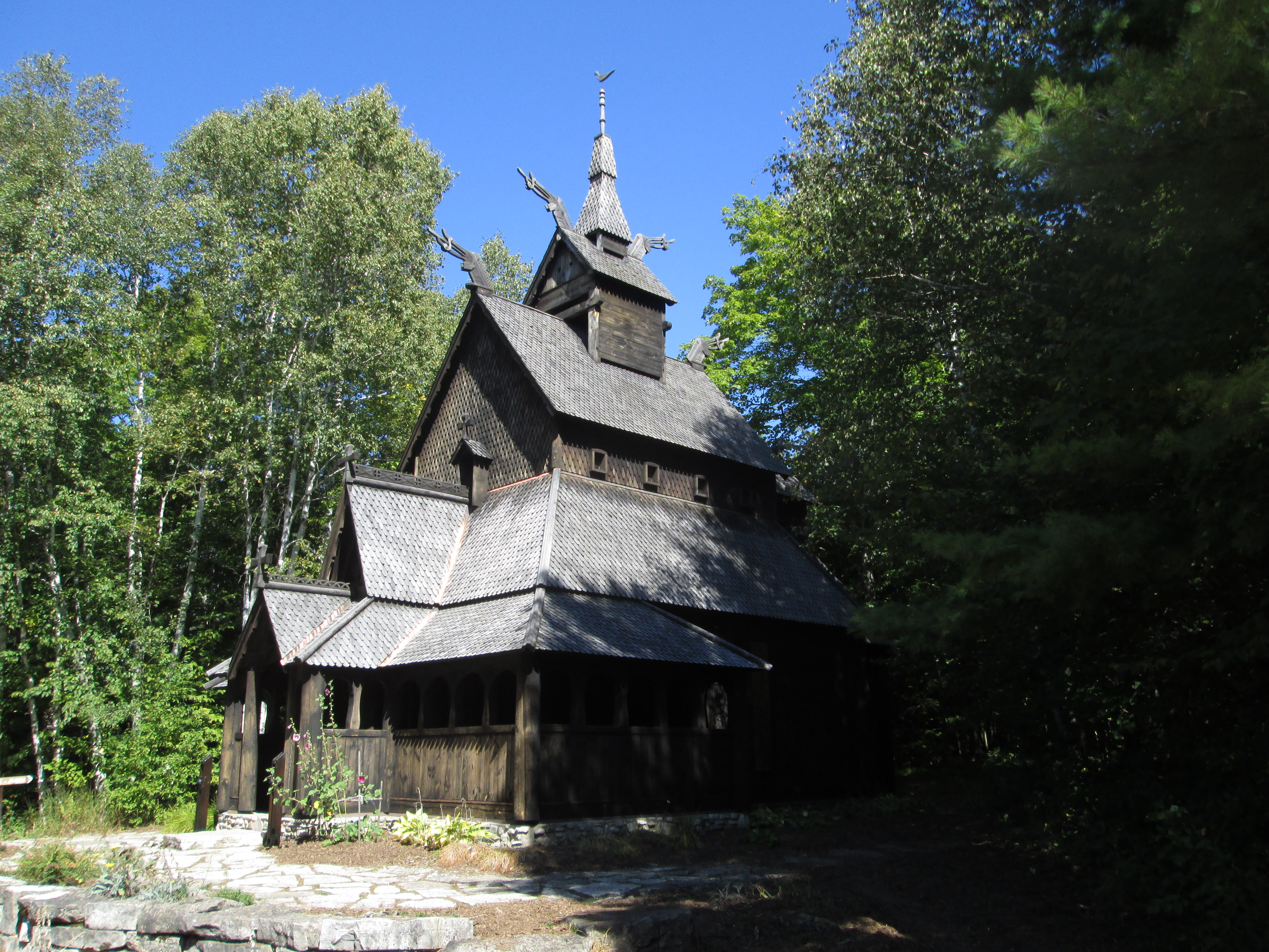 Side View of Stavkirke